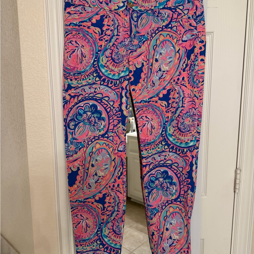 Lilly Pulitzer Kelly skinny Multicolor Paisley Pants